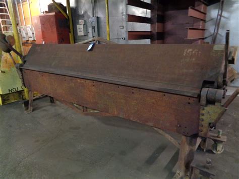 10' chicago sheet metal brake|Chicago steel bending brake.